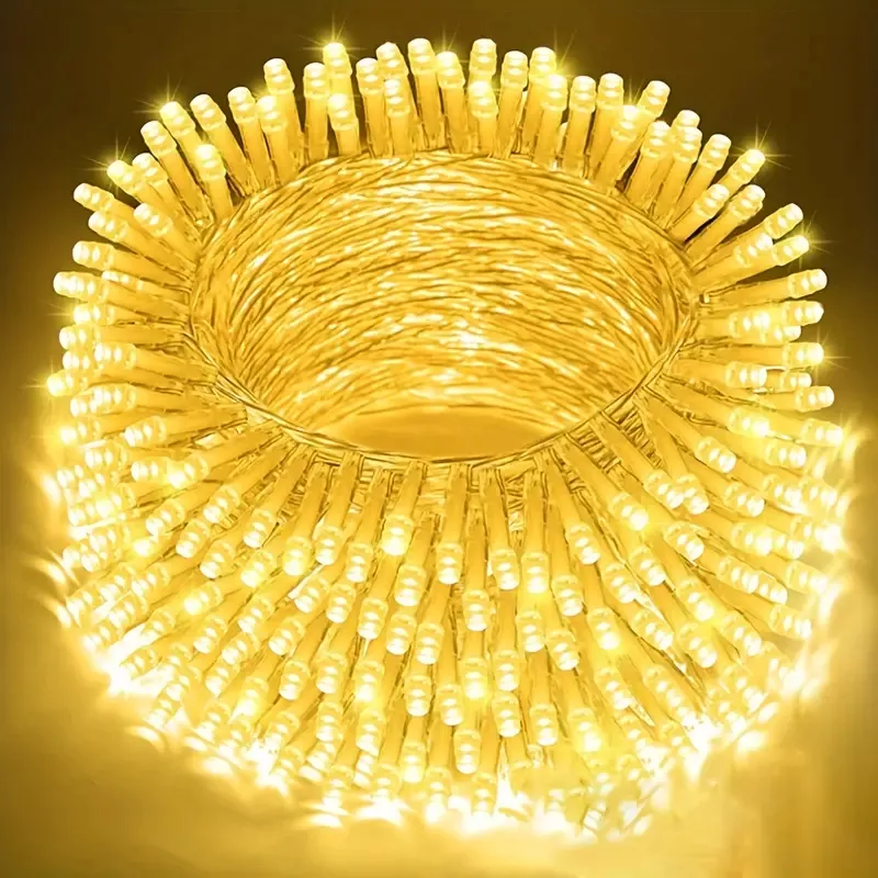 Decoraci&oacute;n Navide&ntilde;a Luz 100led Fiesta 10m Luz Exterior