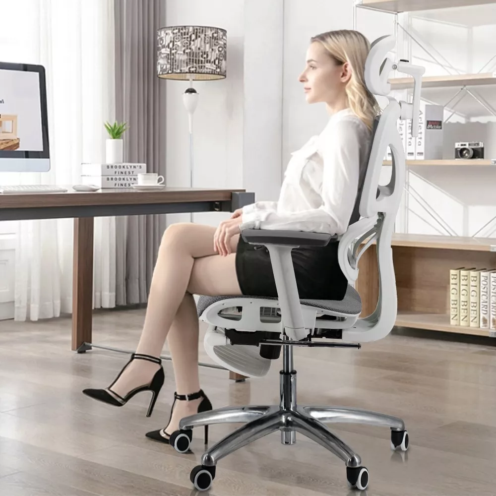 Silla Oficina Ergonómica Mesh Ejecutiva Ajustable Reclinable
