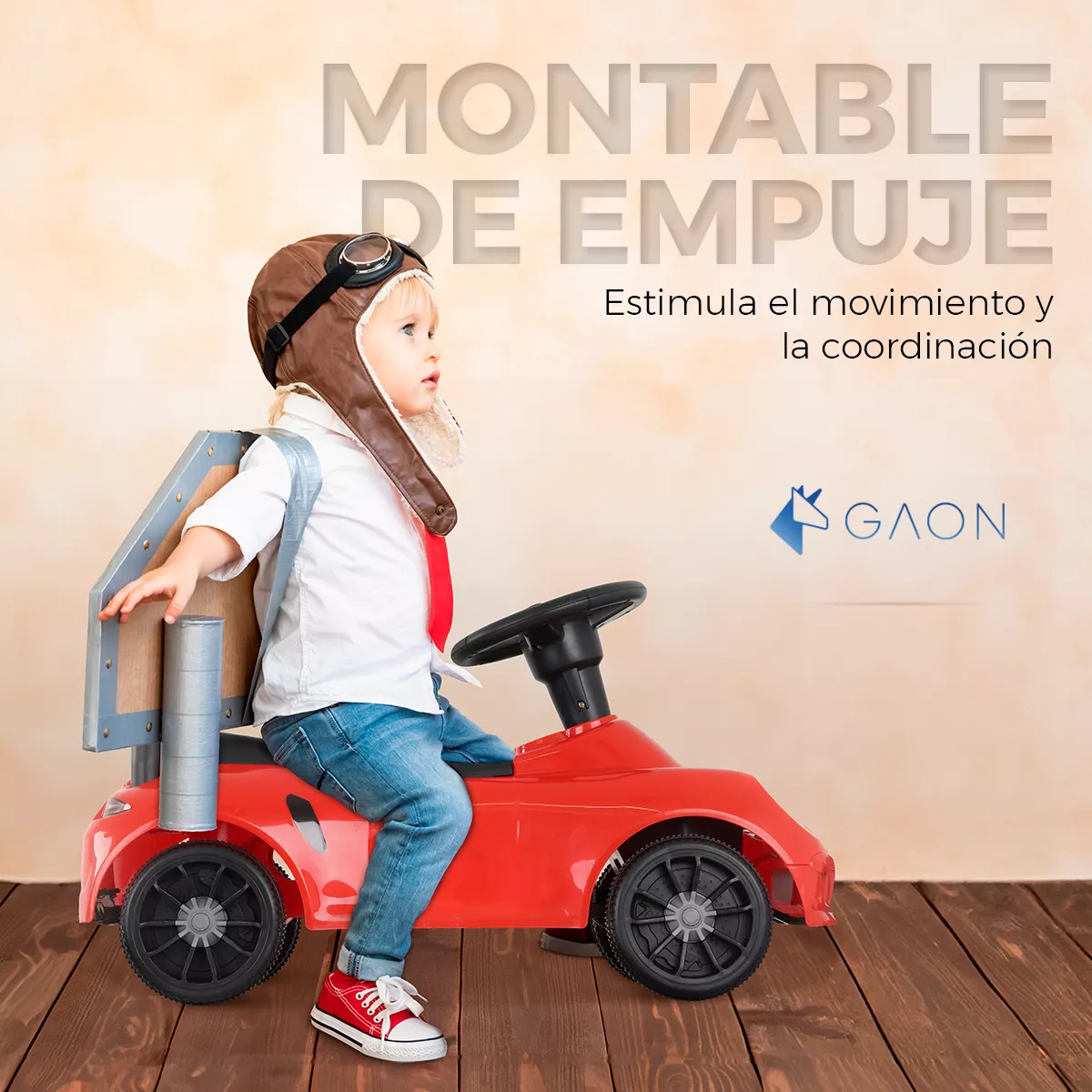 Carrito Montable Infantil Para Niños Con Luces Y Musica