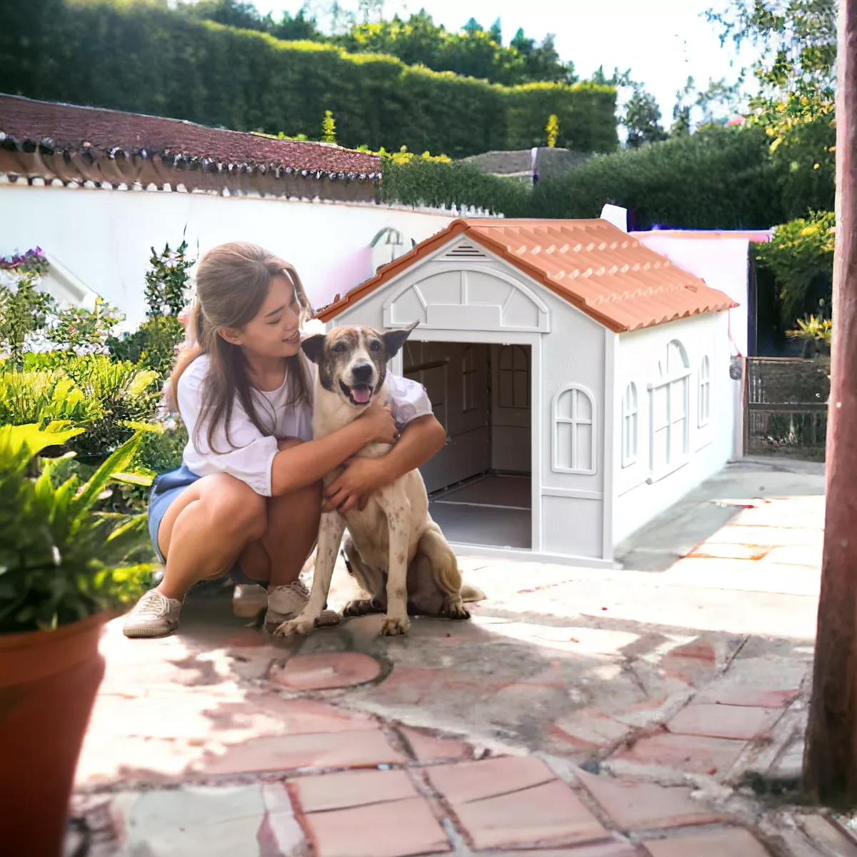 Casa Para Perro Razas G R A N D E S Térmica Y Resistente