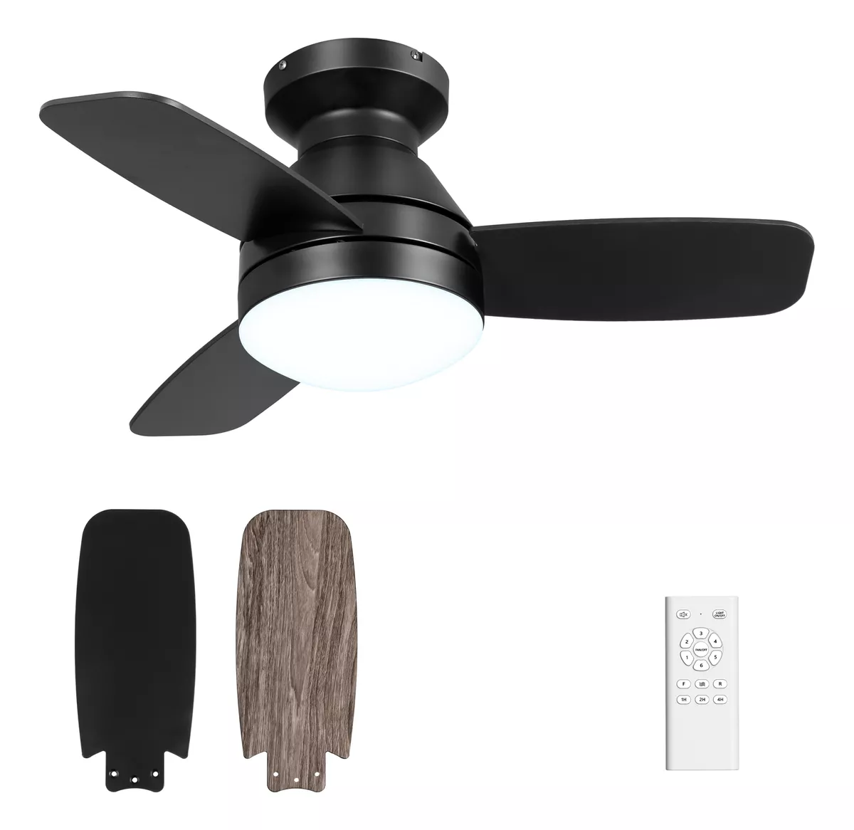 Ohniyou Ventiladores De Techo Modernos Abanico De Techo 32''