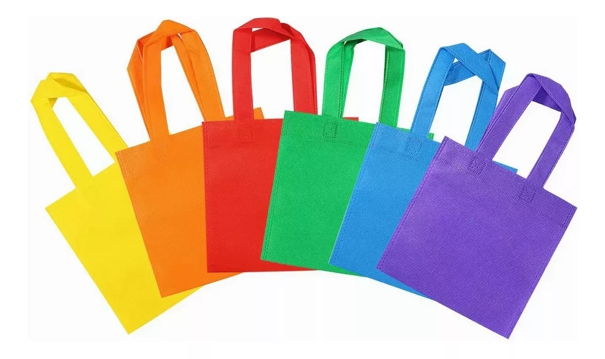 30 Mini Bolsas Ecológicas Para Dulce Bolsas Tejidas 20x20cm