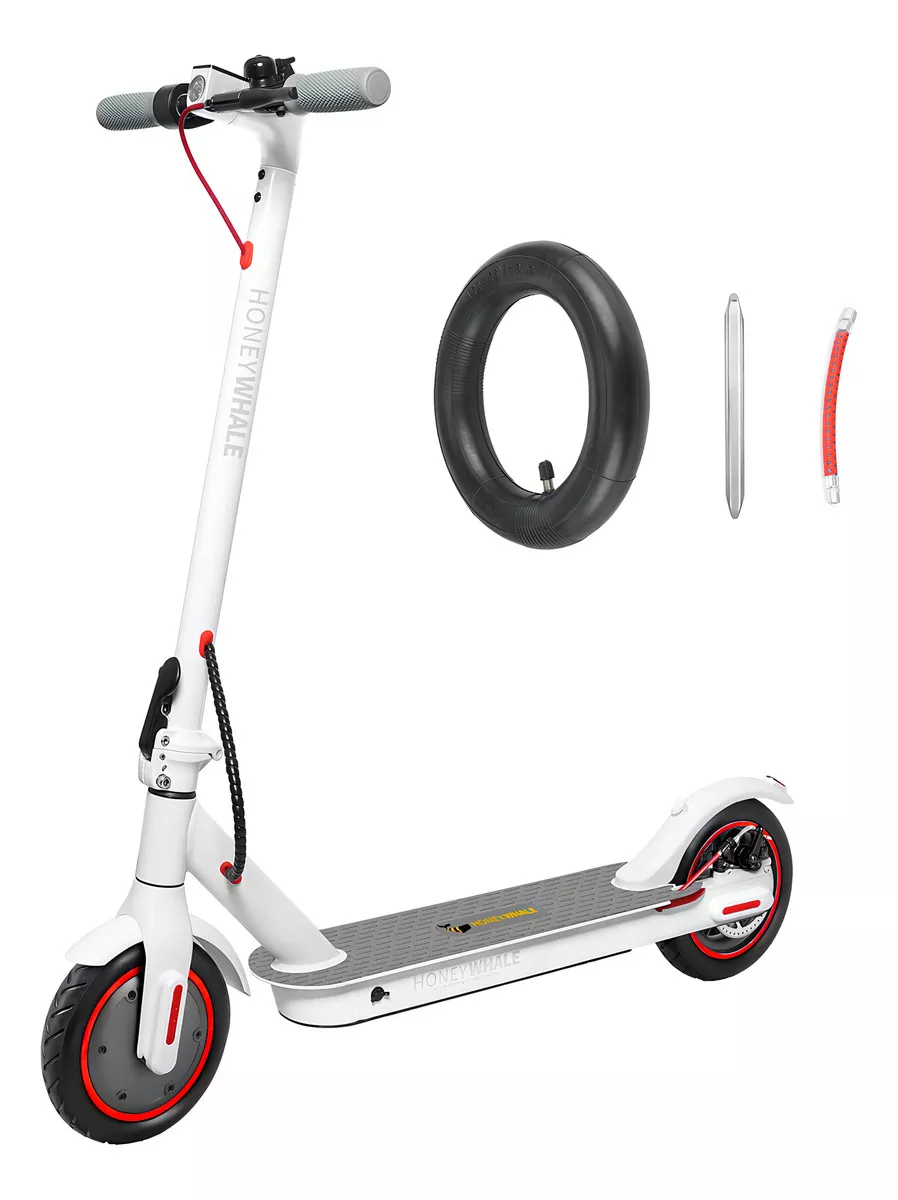 Honey Whale E9 Pro Scooter Eléctrico Plegable Adultos 32 Km/h-Velocidad Motor de 500 W de Potencia Máxima Negro Honeywhale Patin Electrico con App Control Bluetooth
