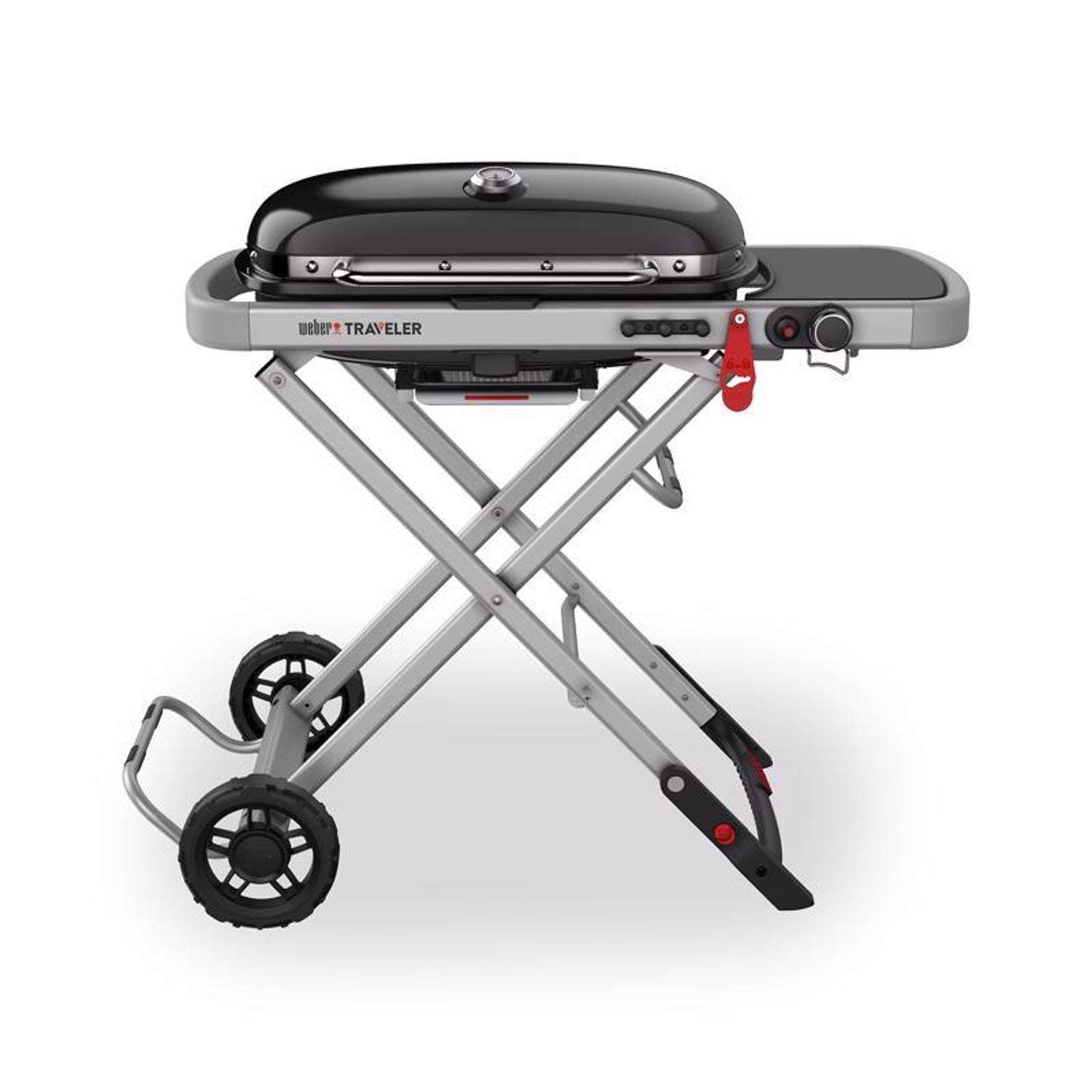 Weber Traveler 1 Burner Liquid Propane port&aacute;til Grill Black