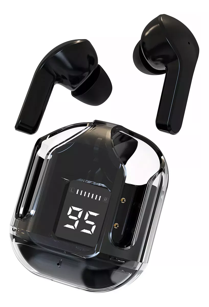 Audifonos Inálambricos in-ear Keluona Air31 T6 Negro Auriculares con Luz Azul LED