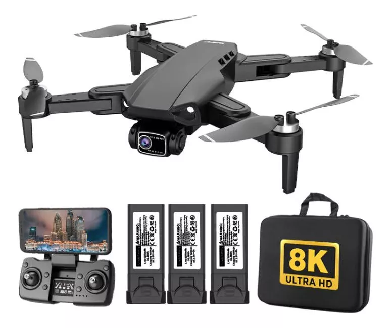 Mini Drone Con C&aacute;mara L900 Gps Fpv Profesional Control 4k Hd