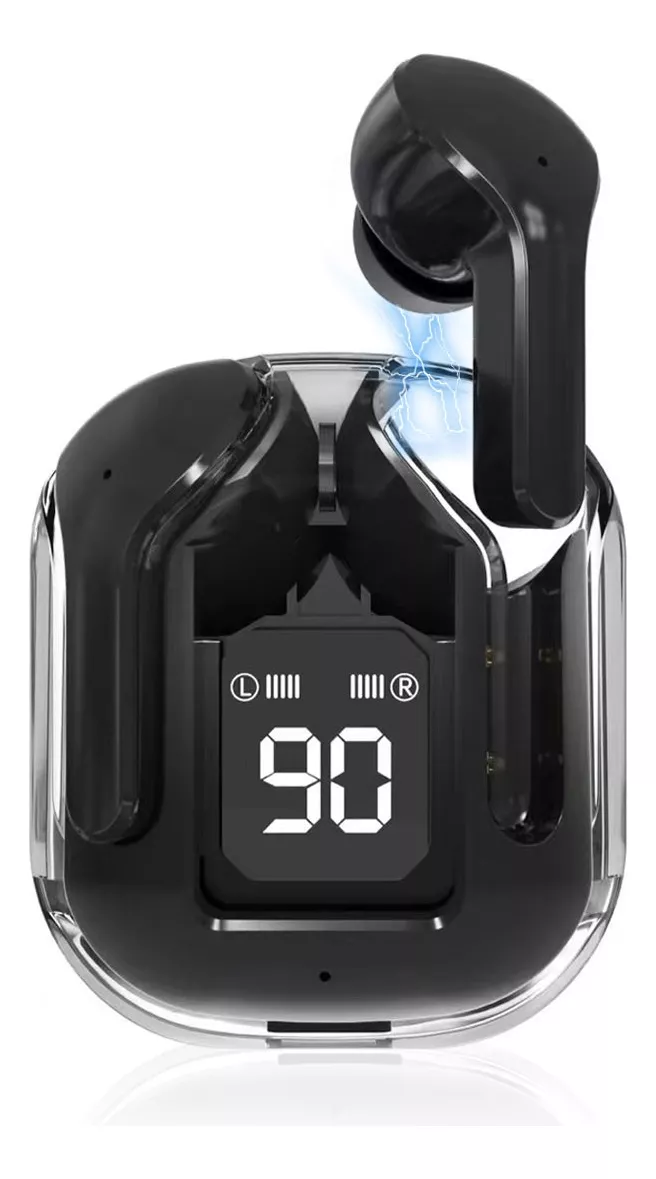 Audifonos Inálambricos in-ear Keluona Air31 T6 Negro Auriculares con Luz Azul LED