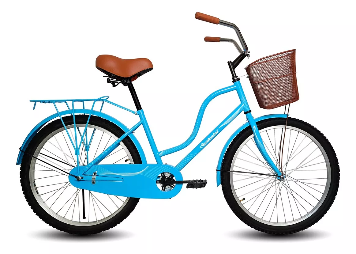 Bicicleta Urbana Retro Santorini Equipada Rodada 26
