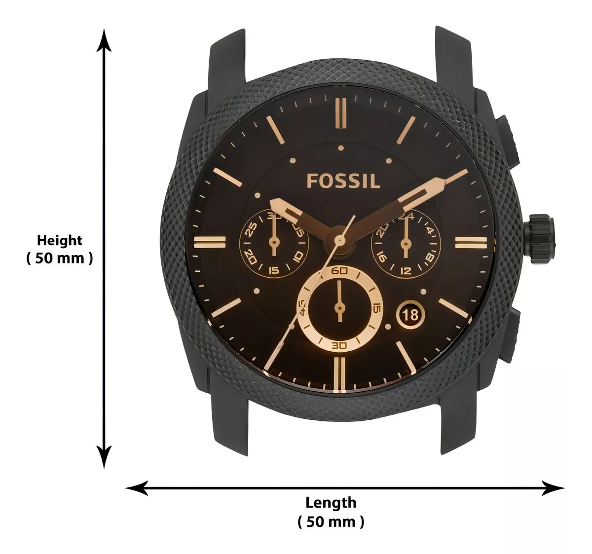 Reloj Hombre Fossil Machine Chrono Piel