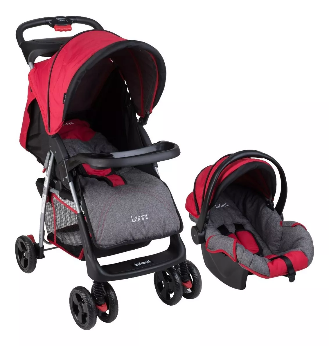 Carriola Plegable Lenni Sistema De Viaje Fucsia Infanti