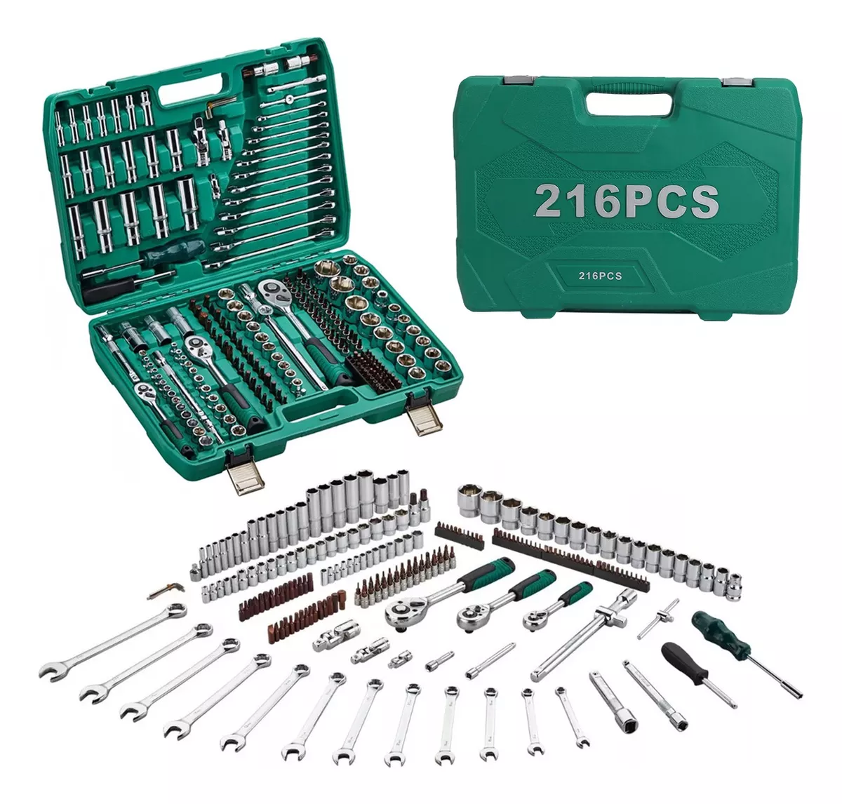 Juego De Herramientas Mecánicas Autocle Dados De Auto 216pcs