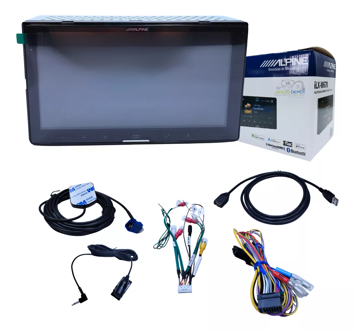 Autoestéreo Pantalla Carplay Android Y Bt Alpine Ilxw670