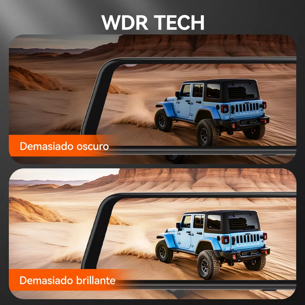 Wolfbox Cámara Para Automóvil G850 4k Hd Dashcam Gps
