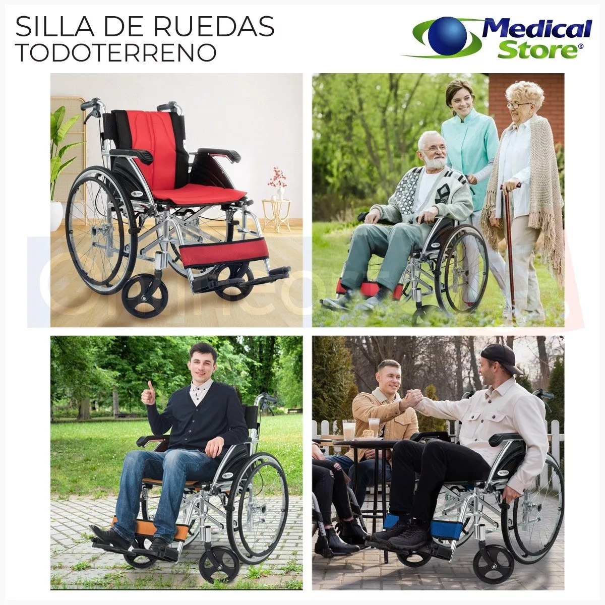 Silla De Ruedas Plegable Aluminio Descansapies Envio Gratis