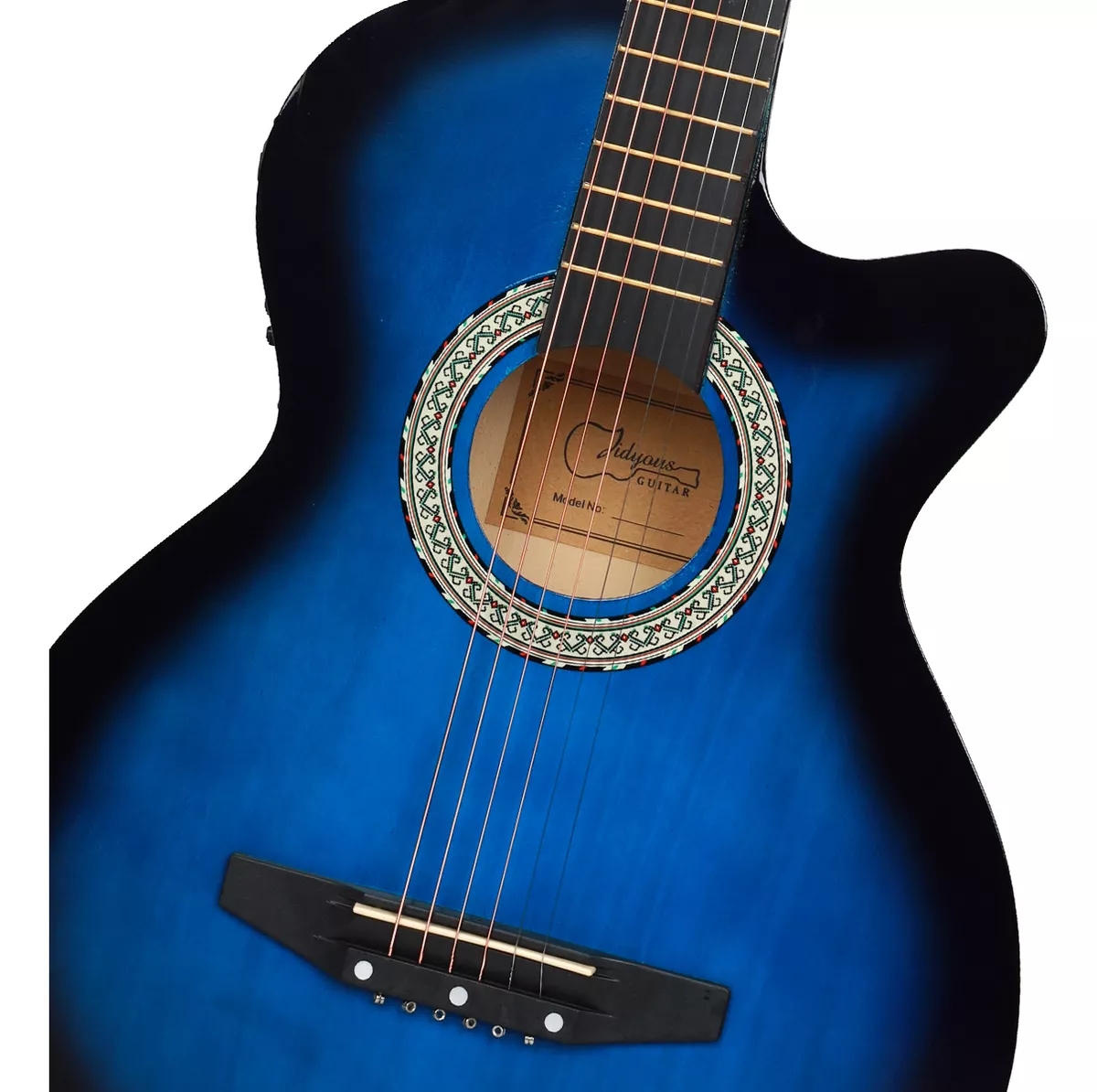 38 Inch Guitarra Electroacustica Bajoloche Diapason Baratas