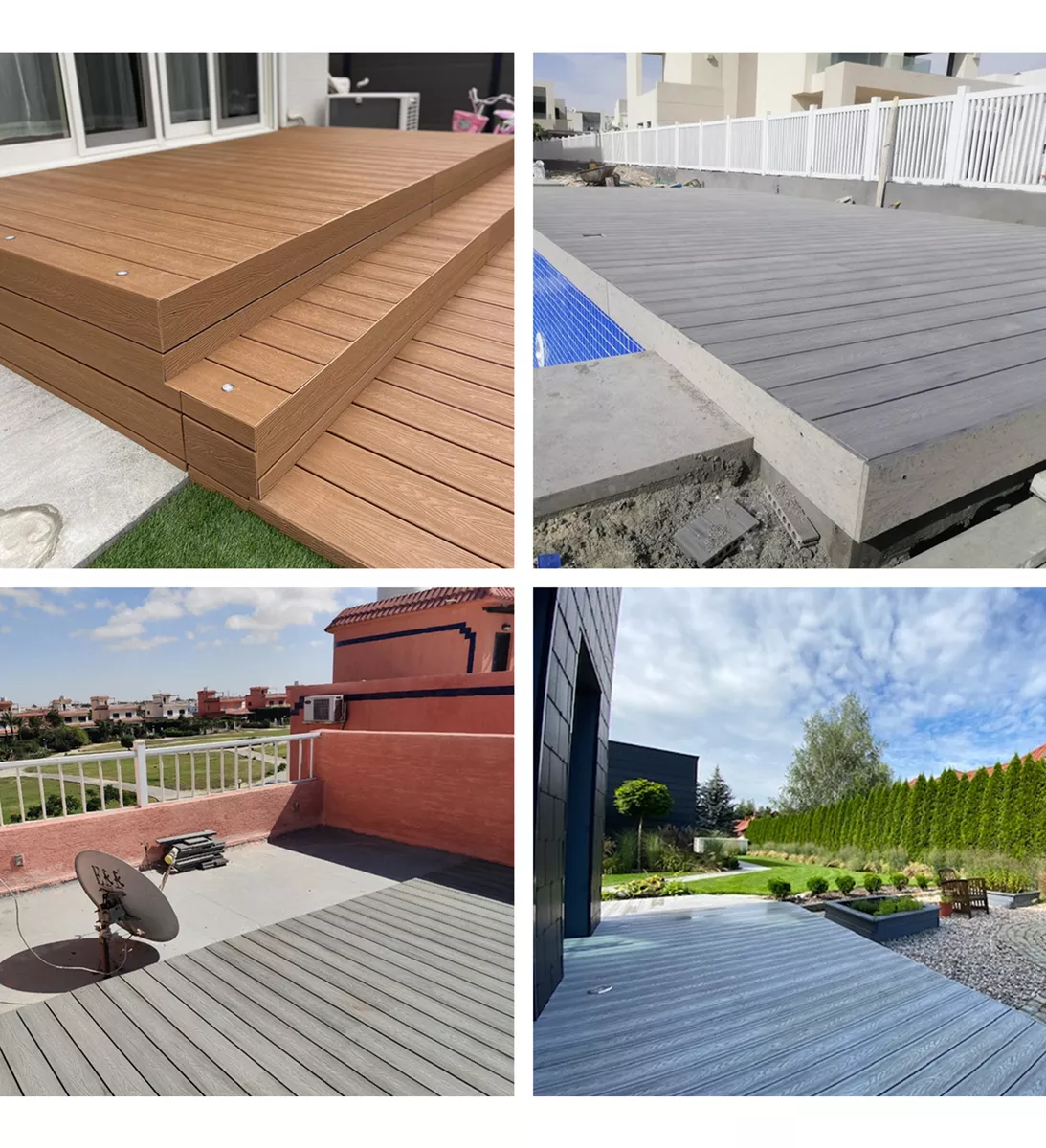 Láminas De Deck Wpc Alta Calidad,resistencia Uv, Acabado 3d