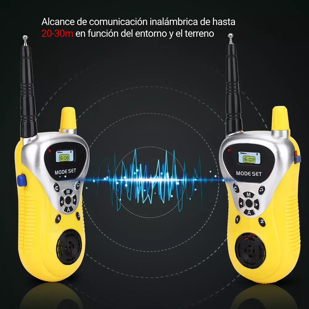 2pzs Walkie Talkie Electronica Juguetes Regalos Para Niños
