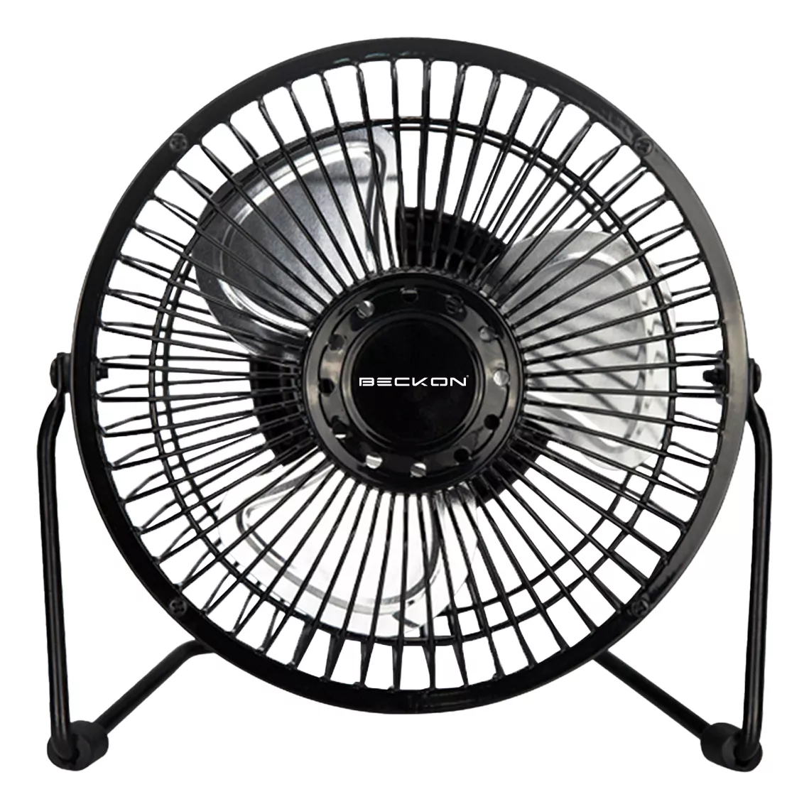 Ventilador De Mesa Escritorio Oficina Bur&oacute; Cocina Veh&iacute;culo De Usb + Clip color Negro 15.2cm Beckon