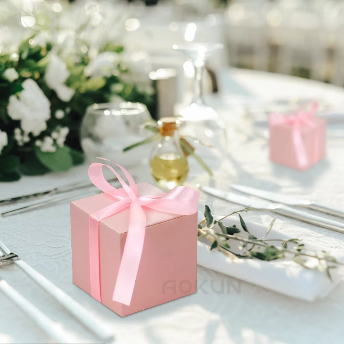 100 Cajitas Para Dulces,cajas Para Dulces Recuerdos Boda