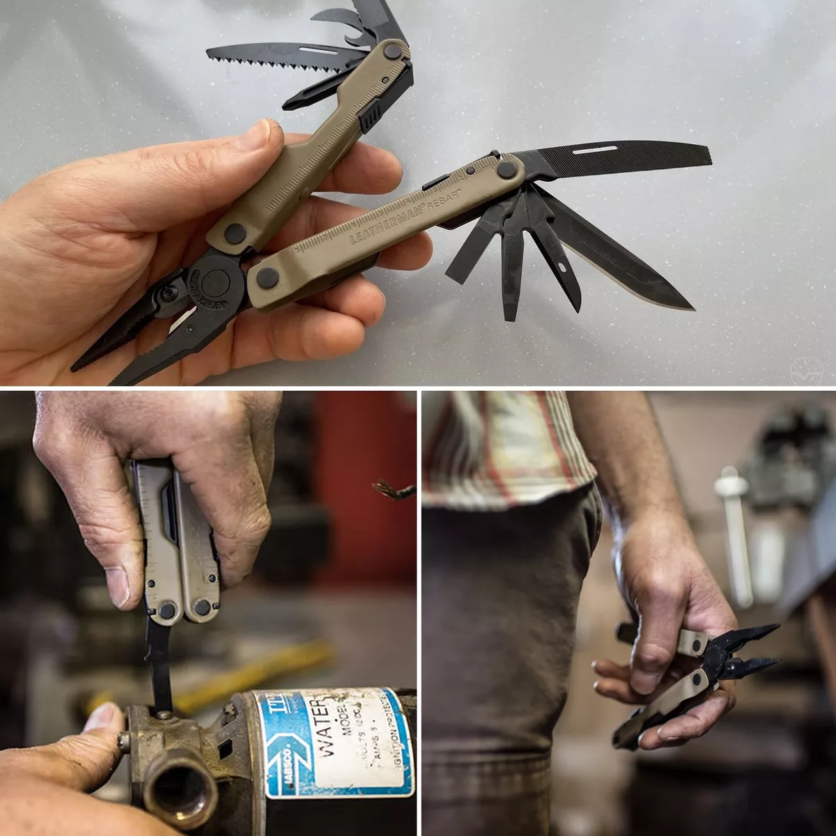 Multiherramienta Rebar Coyote Leatherman