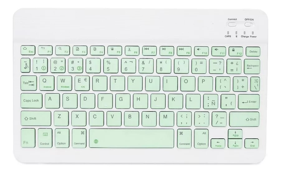 Teclado Inalámbrico Bluetooth Para iPad Android Pc