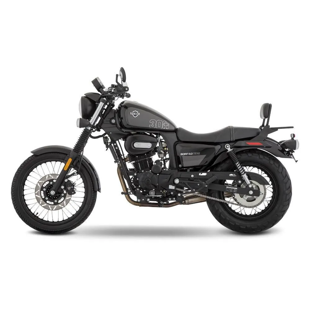 Motocicleta Chopper Italika TC 300 Negra