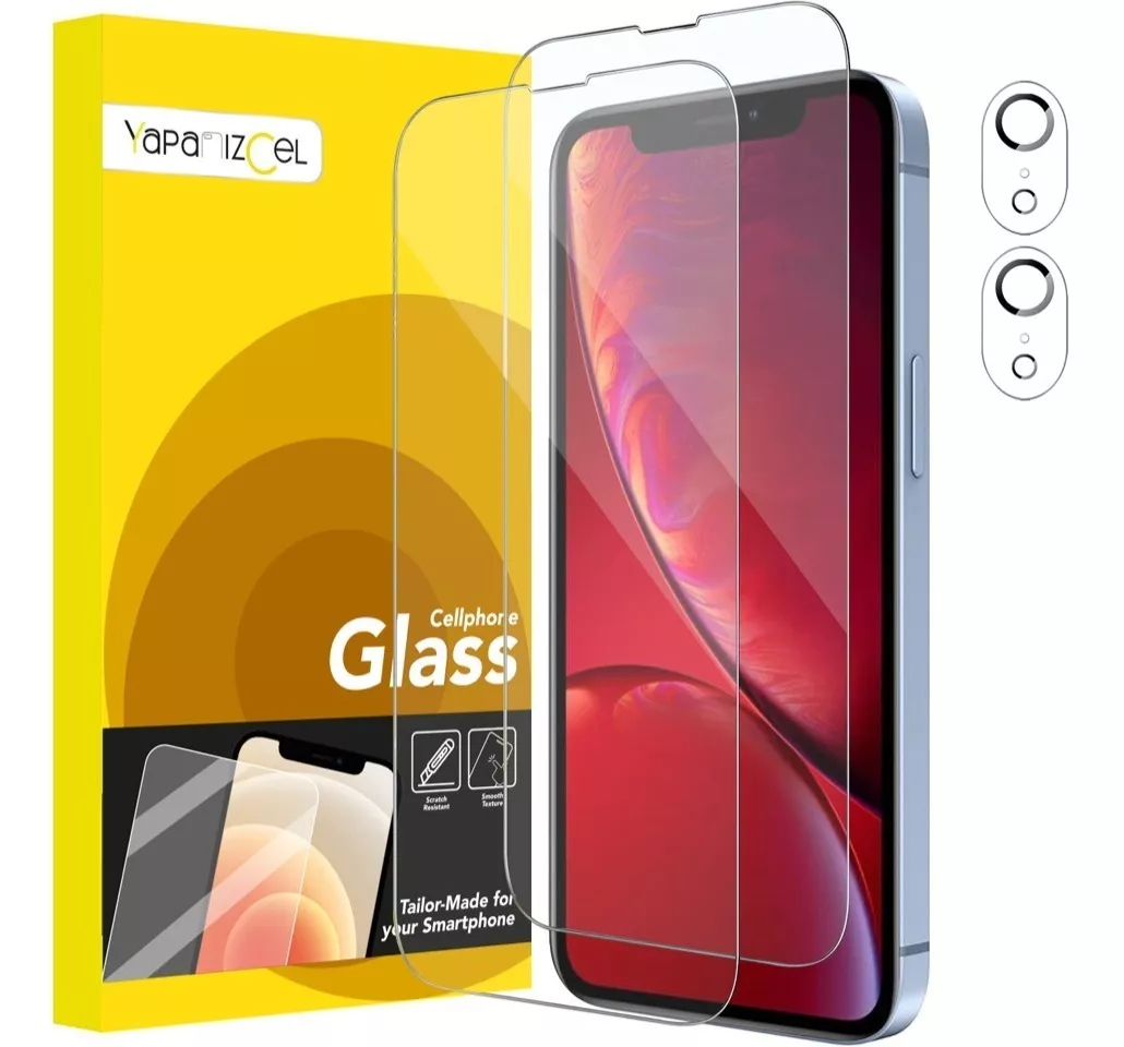 paquete 2 Unidades Mica Cristal Templado + 2 Micas Para Cámara