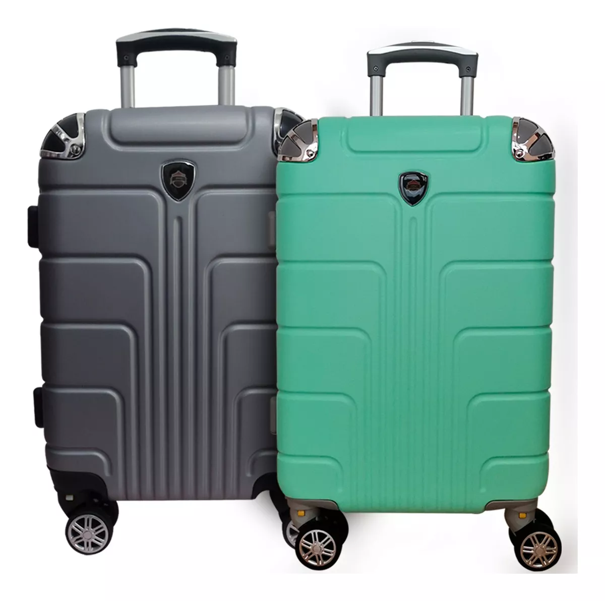 kit Viaje Maletas Avión 2pz 10kilos Ruedas 360 Set 20+20 Pul