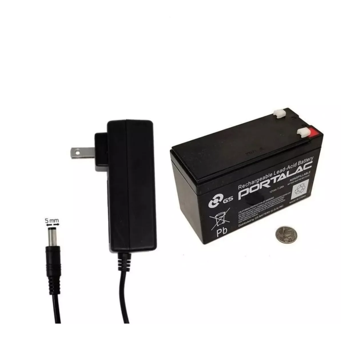 Cargador Y Bater&iacute;a Para Montables Electricos 12 Y 15 Volts