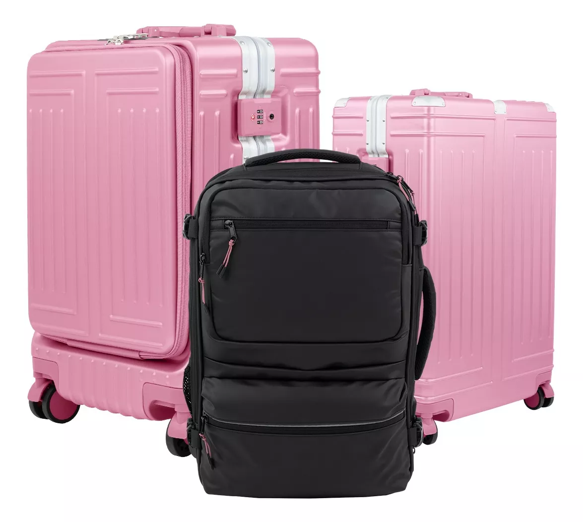 Set Maletas Equipaje Viaje Candado Tsa Antirrobo Y Mochila