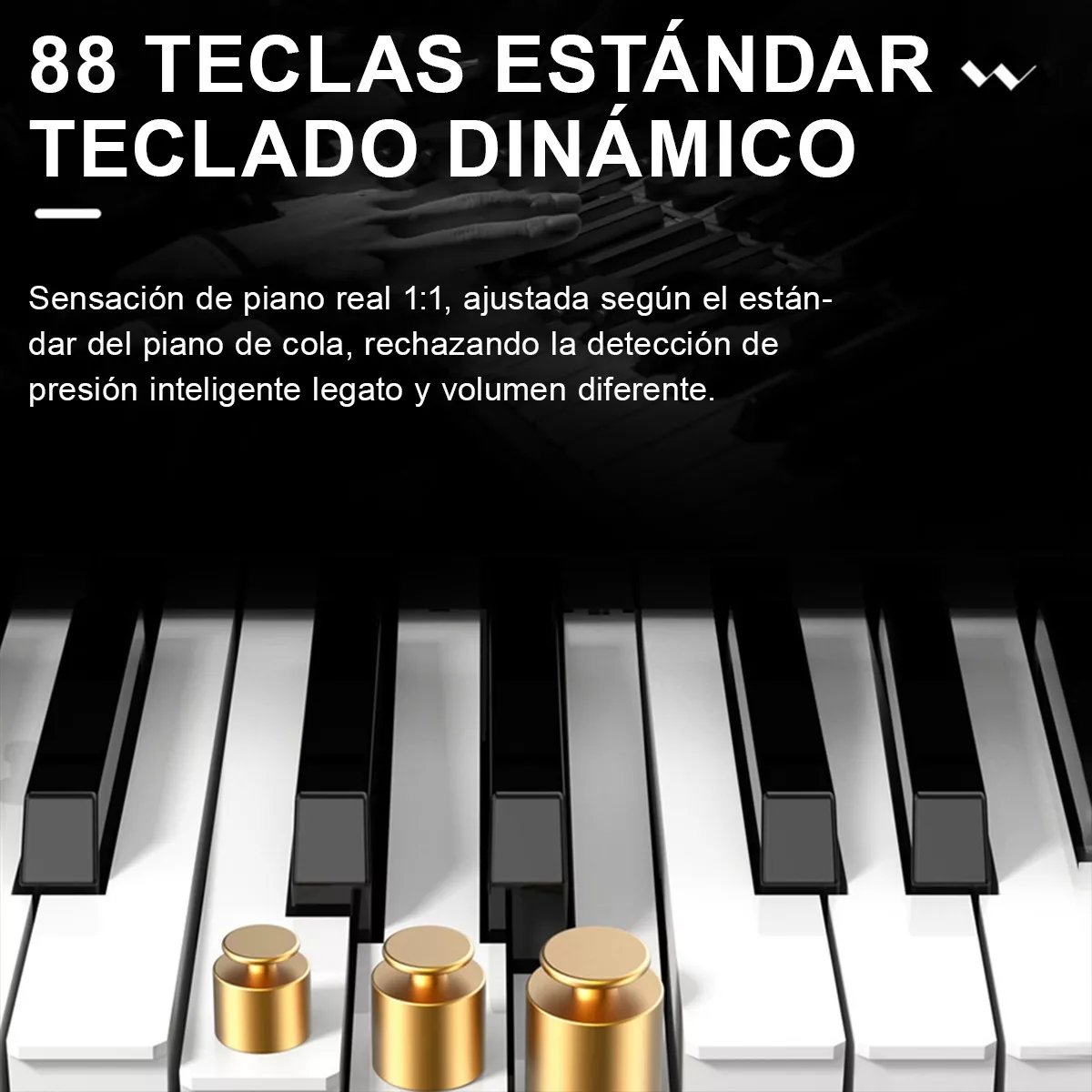 Teclado Musical Plegable Electrónico De 88 Teclas