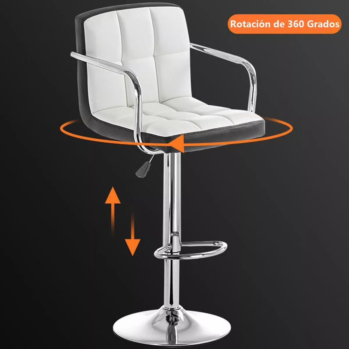 Silla De Barbero Para Peluquerías Sillón Con Reposa Pies
