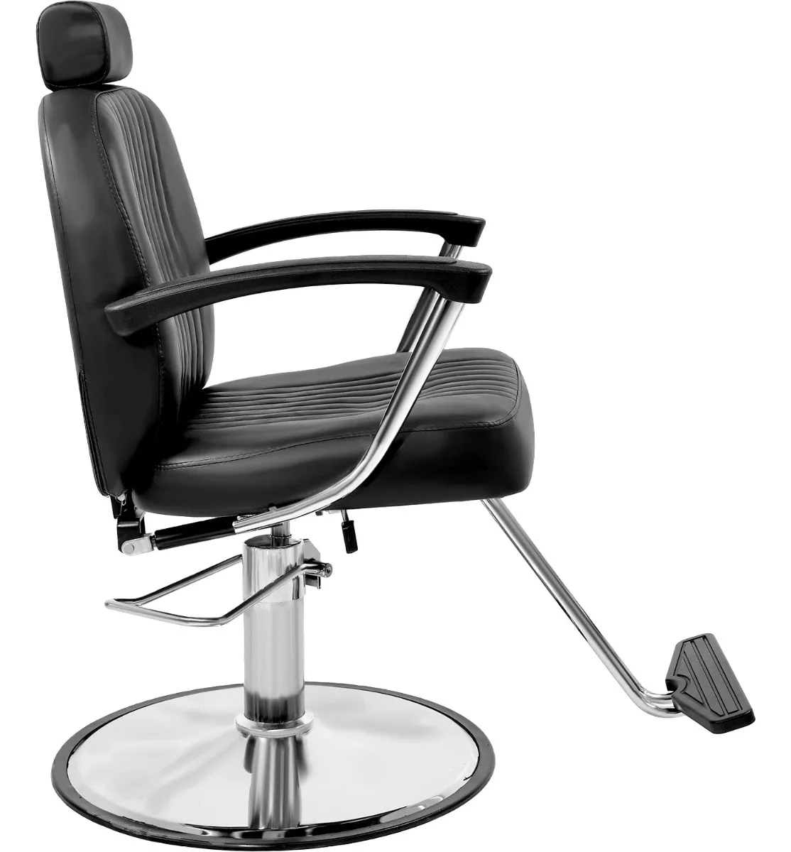 Sillon Silla Barberia Estetica Clasica 360° Moderna Negro