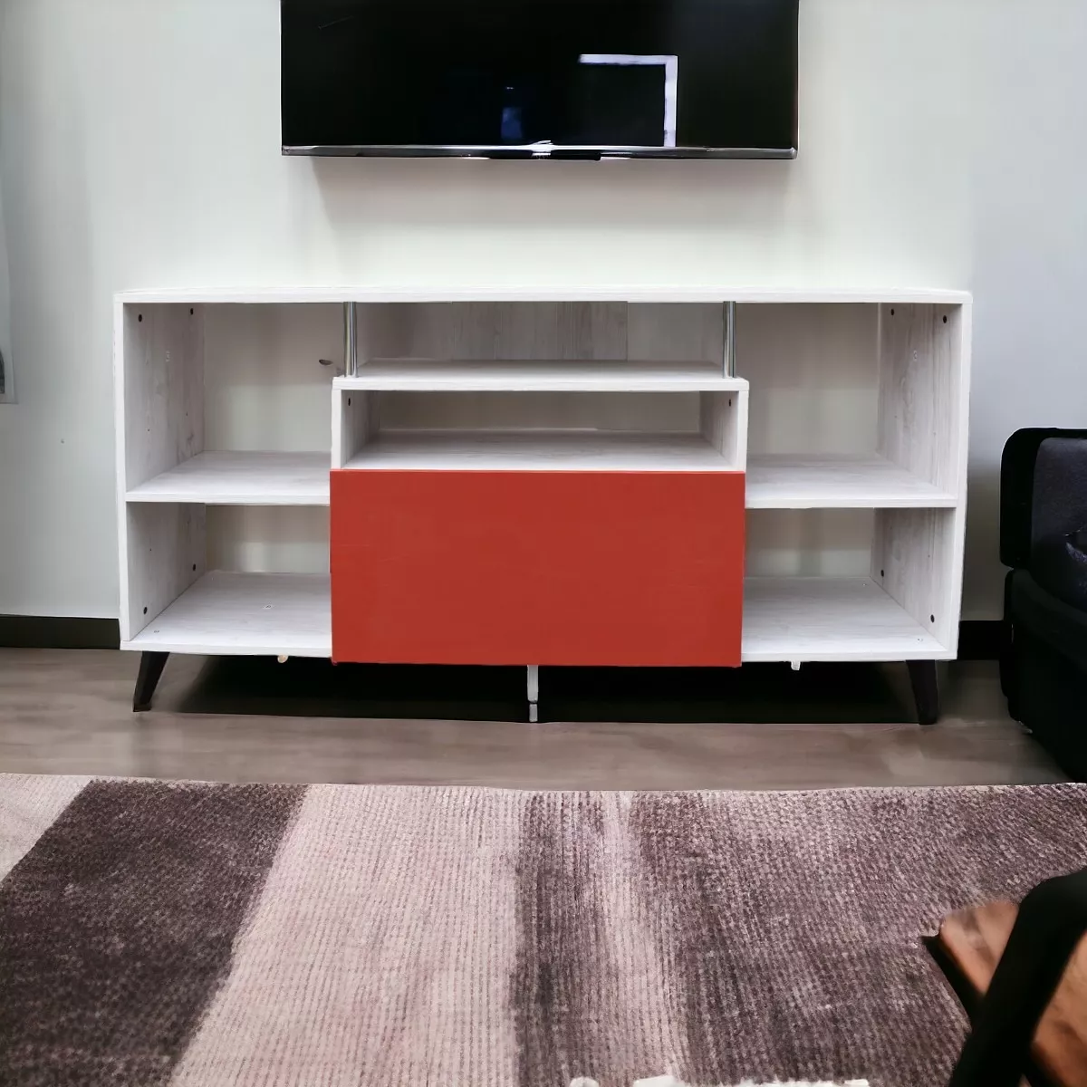 Centro De Entretenimiento Ibiza, Mueble Tv, 80 Alto, Hogare