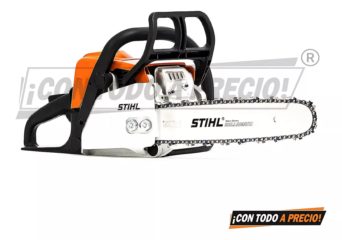Motosierra a nafta Stihl MS 170 30.1cc naranja/blanco 1.7cv