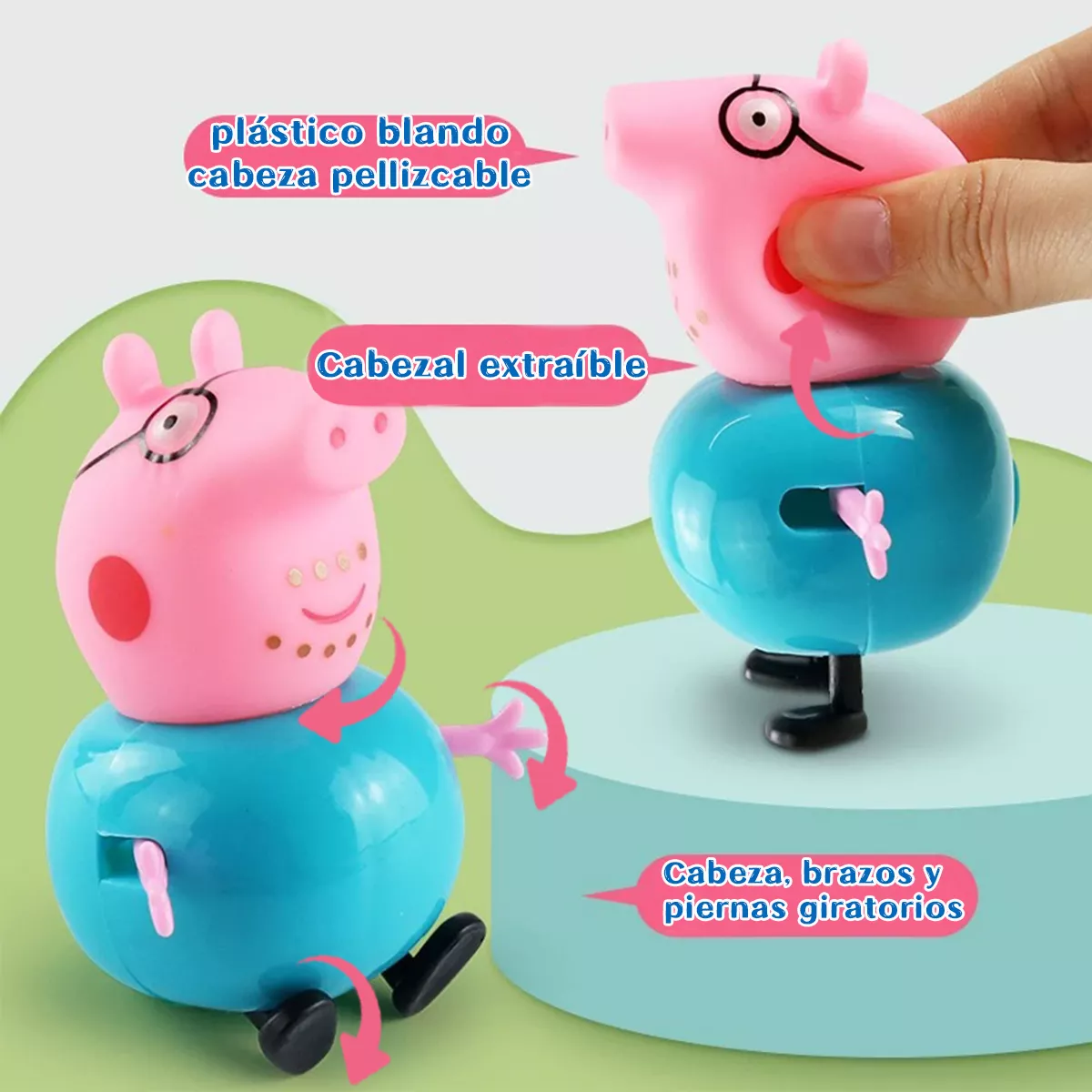 Cerdita Pepa Familia Y Amigos 25 Pcs/set Colección Pepa