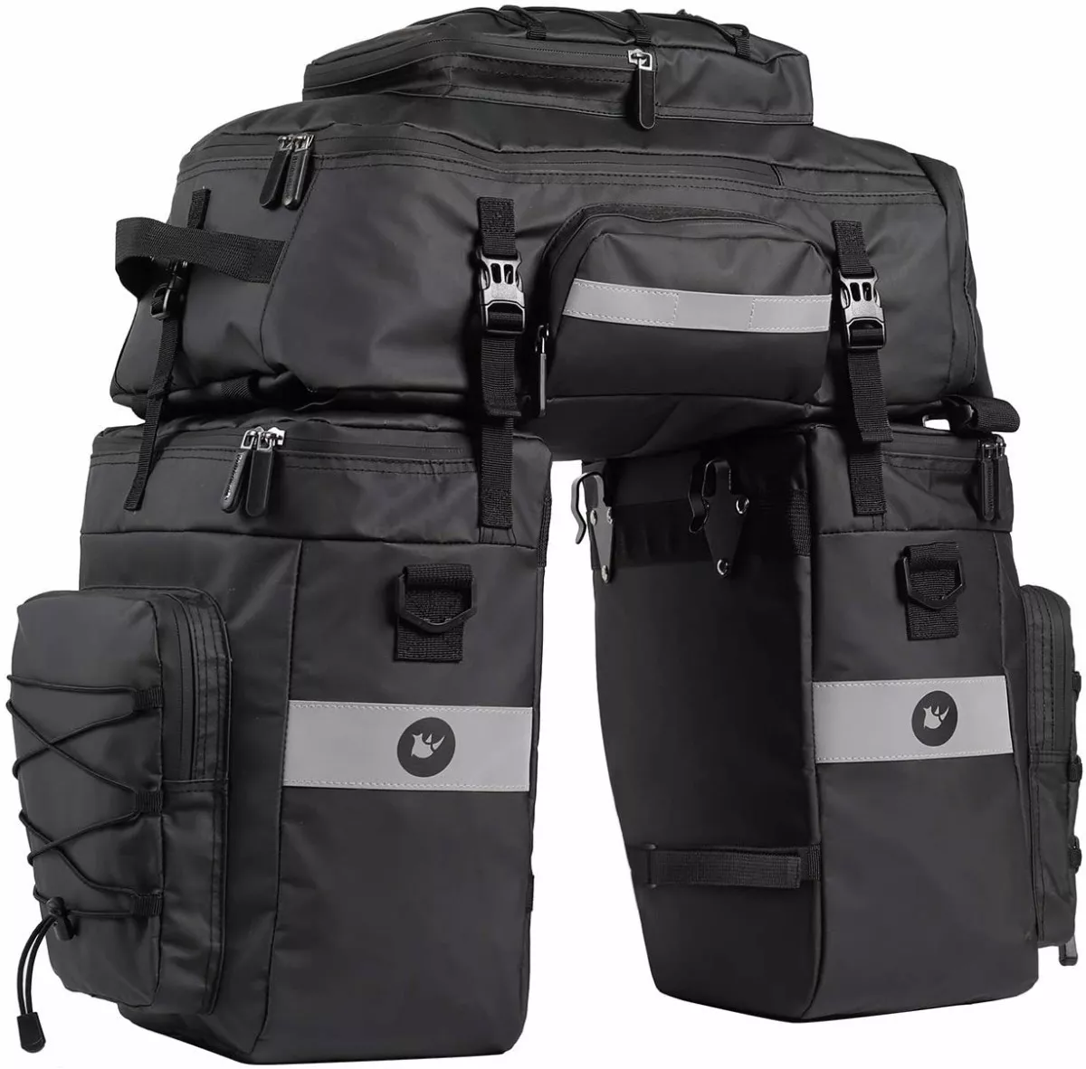kit 3 Maletas Moto Impermeables 75lt Mochila Equipaje Bolsas