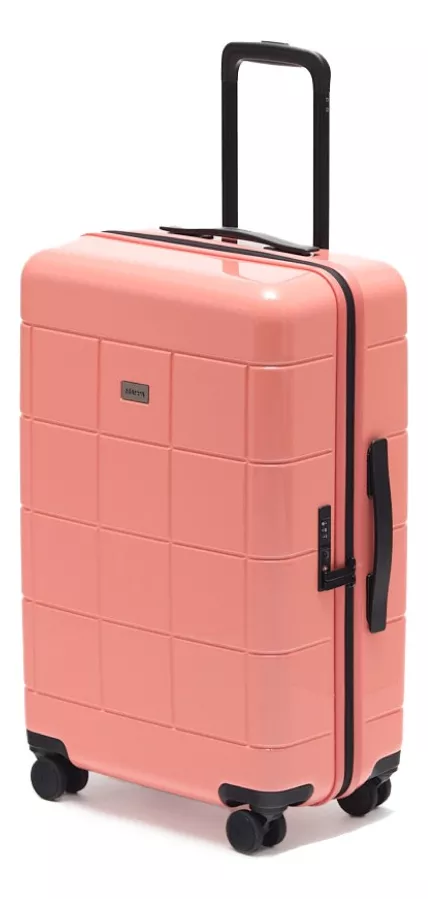 Maleta De Viaje R&iacute;gida Mediana Mappa Lite 4 Ruedas color Peach Lisa