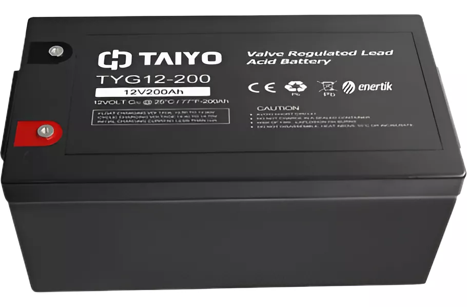 Batería Solar De Ciclo Profundo Gel 12vcc 200ah Taiyo