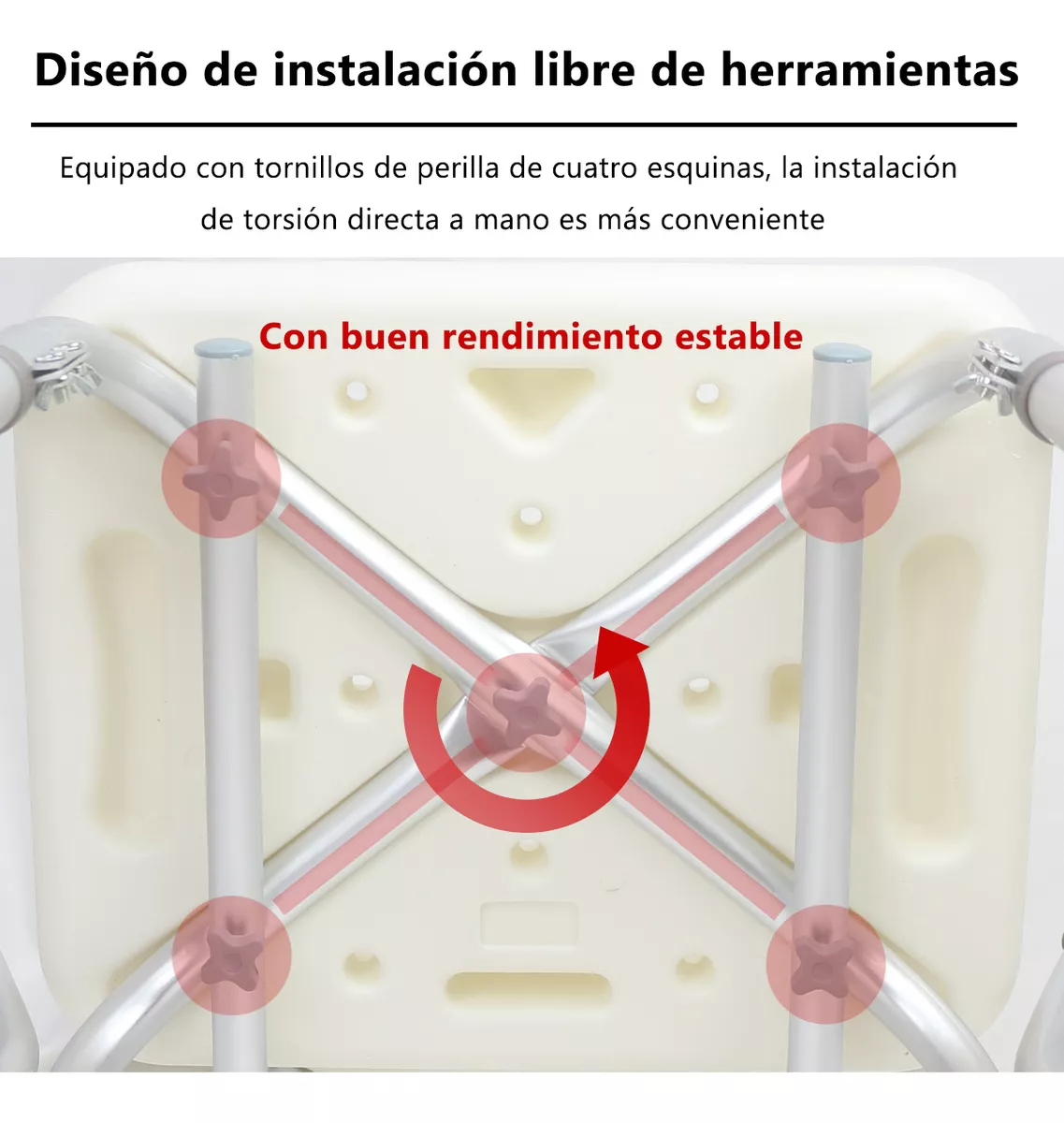 Silla De Baño Ducha Comodo Con Brazos Para Bañar Enfermos