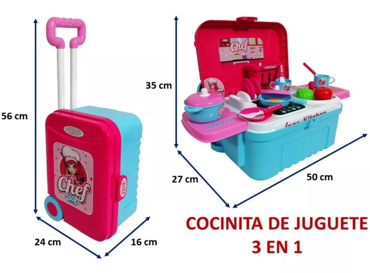 Cocina Cocinita Juguete Luz Sonido Creatividad Infantil Moda