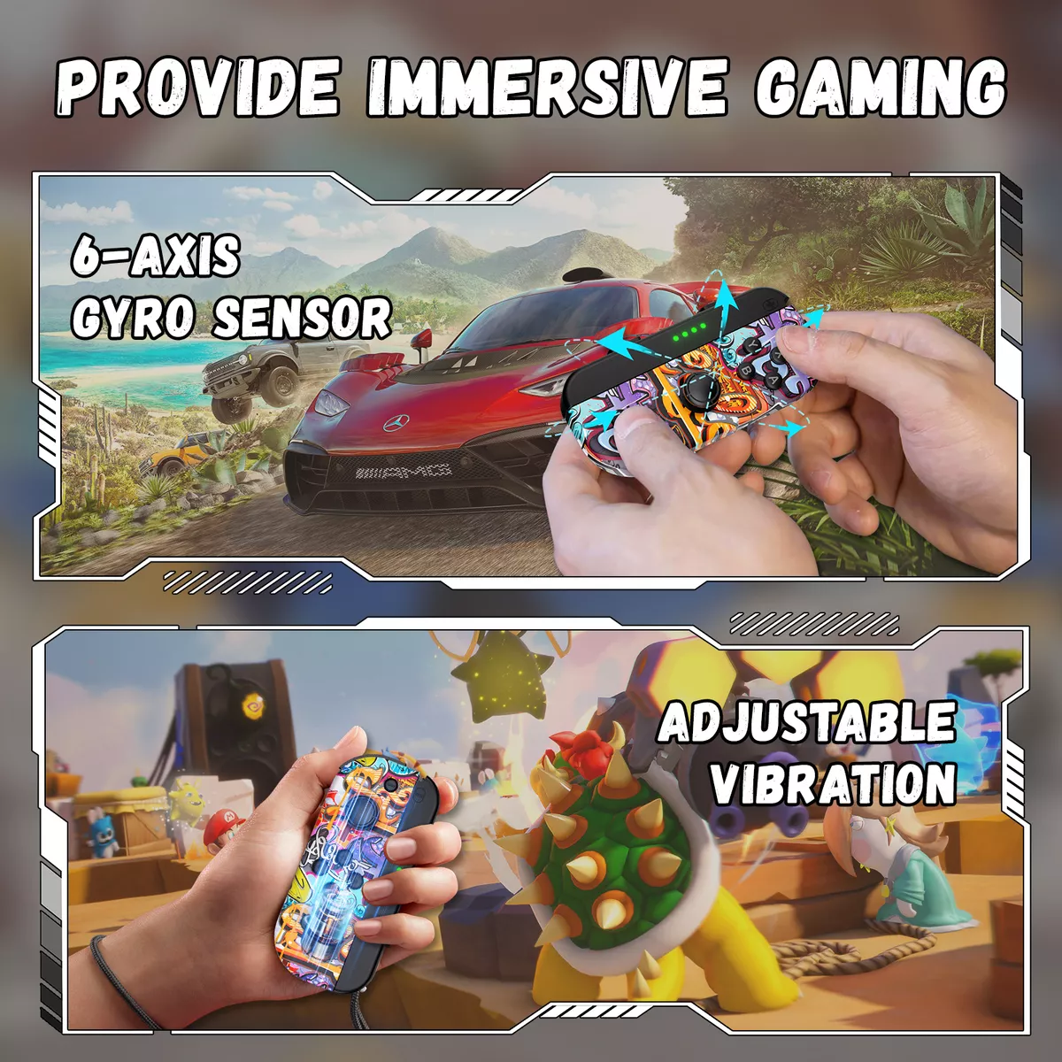 Control Joystick Pintada Inalámbrico Para Nintendo Switch