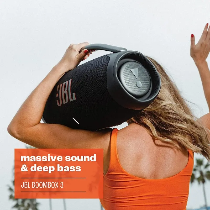 🎉👍altavoz portátil inalámbrico con transmisión Bluetooth Boombox 3