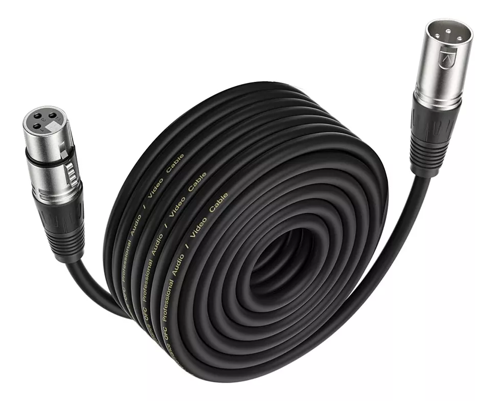 Cable Xlr-xlr De 15 Metros Balanceado Para Canon-canon Bomge