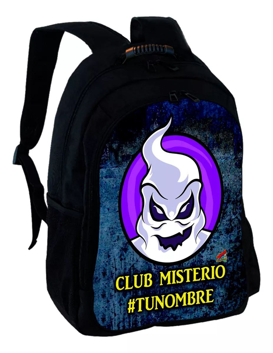 Mochila Escolar Reforzada Personalizada Club Misterio Fede Vigevani