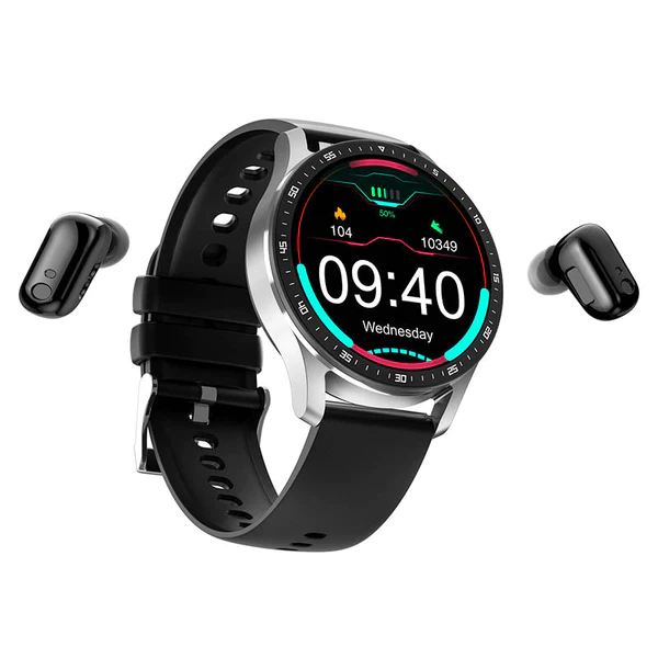 Reloj inteligente 2 en 1 con auriculares