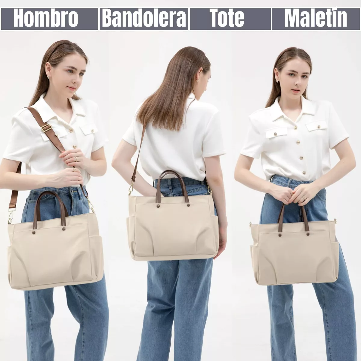 Bolsa Para Laptop Mujer Maletin The Tote bolsa Bandolera 16in