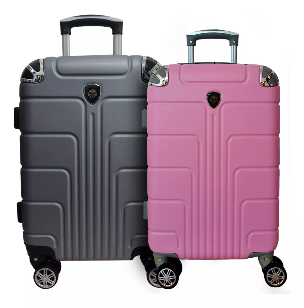 kit Viaje Maletas Avión 2pz 10kilos Ruedas 360 Set 20+20 Pul