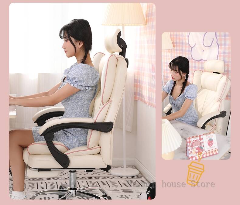🔥Compra una y llévate otra gratis 🌟Silla de oficina ergonómica con reposacabezas y reposapiés