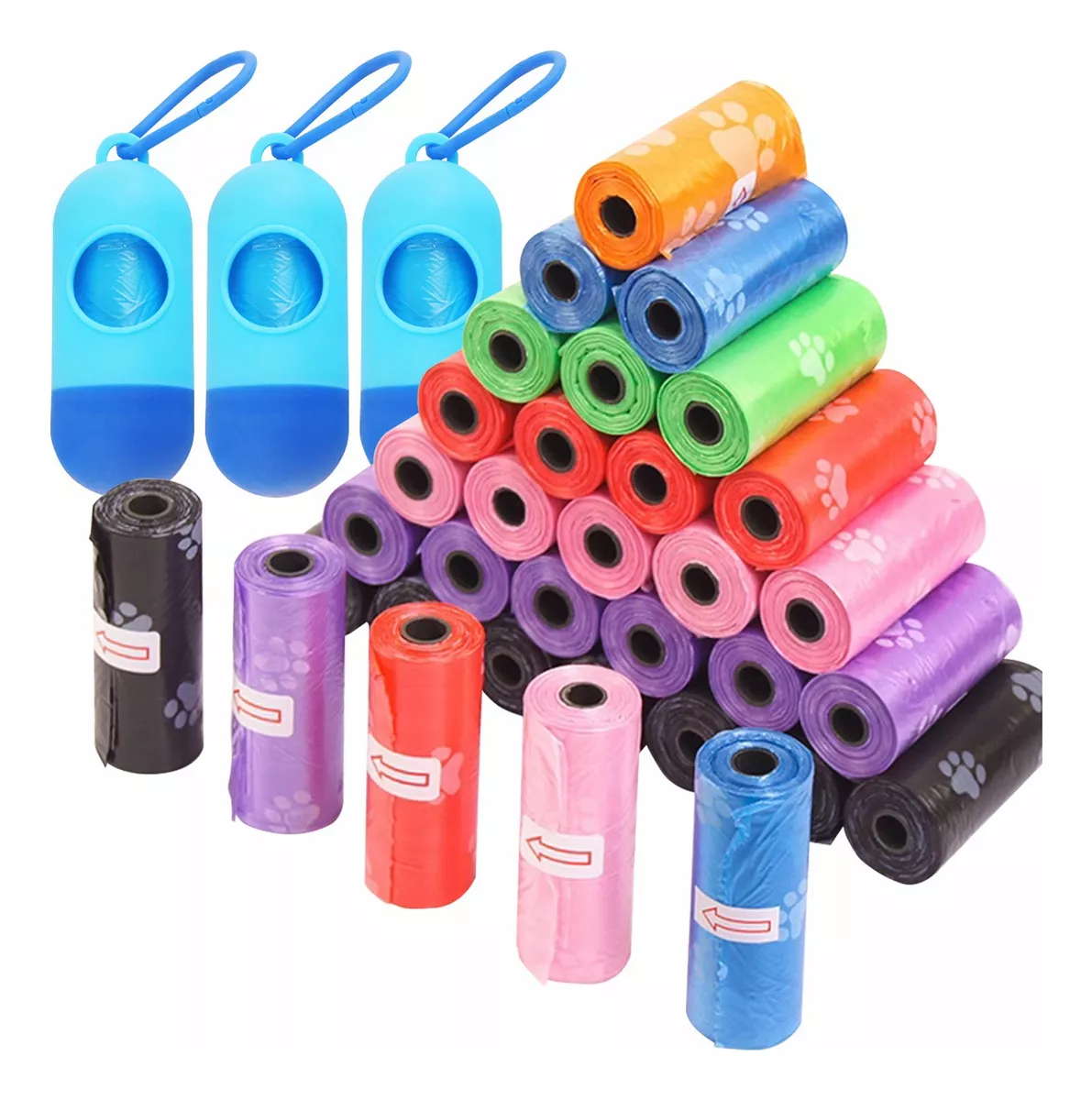 900 Bolsas Sanitarias (60 Rollos)/Recoger Heces Popo Perro